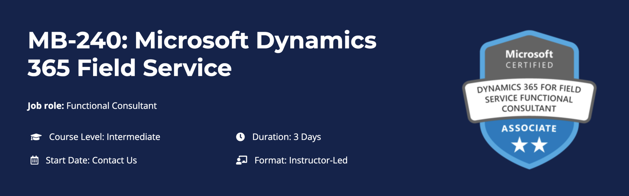 MB-240: Microsoft Dynamics 365 Field Service