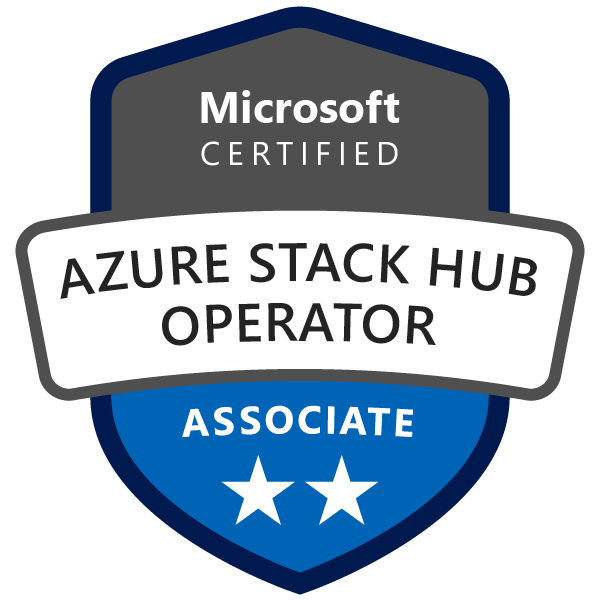 AZ-600: Configuring and Operating a Hybrid Cloud with Microsoft Azure Stack Hub
