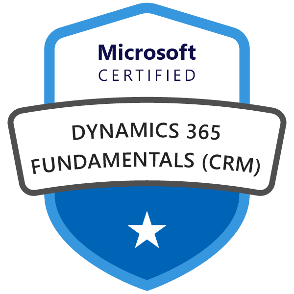 MB-910: Microsoft Dynamics 365 Fundamentals (CRM)